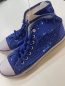 Preview: Karnevalsschuhe Schuhe Karneval Pailletten Damen Herren Fasching Karnevalskostüm Blau